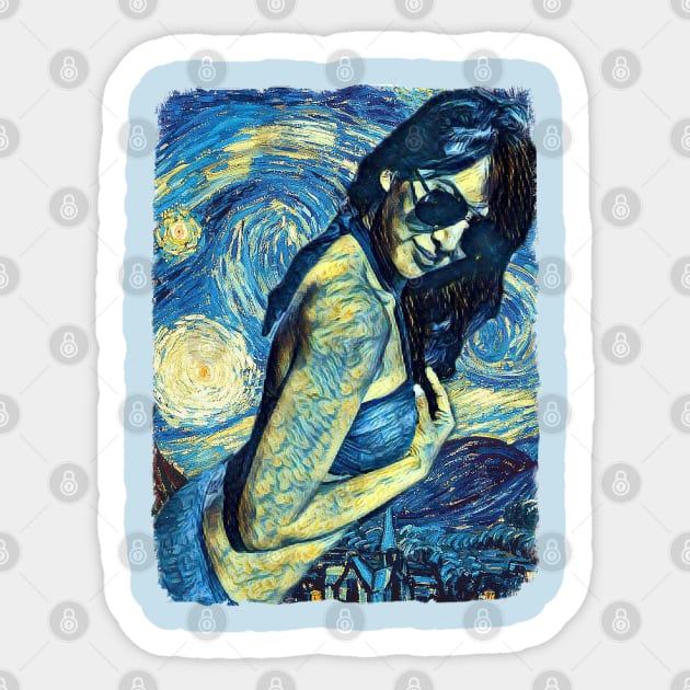 Beach Life Van Gogh Style Sticker by todos